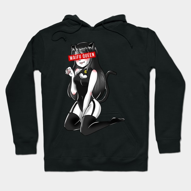 Anime Waifu I King Queen Couples Gift Hoodie by Alex21